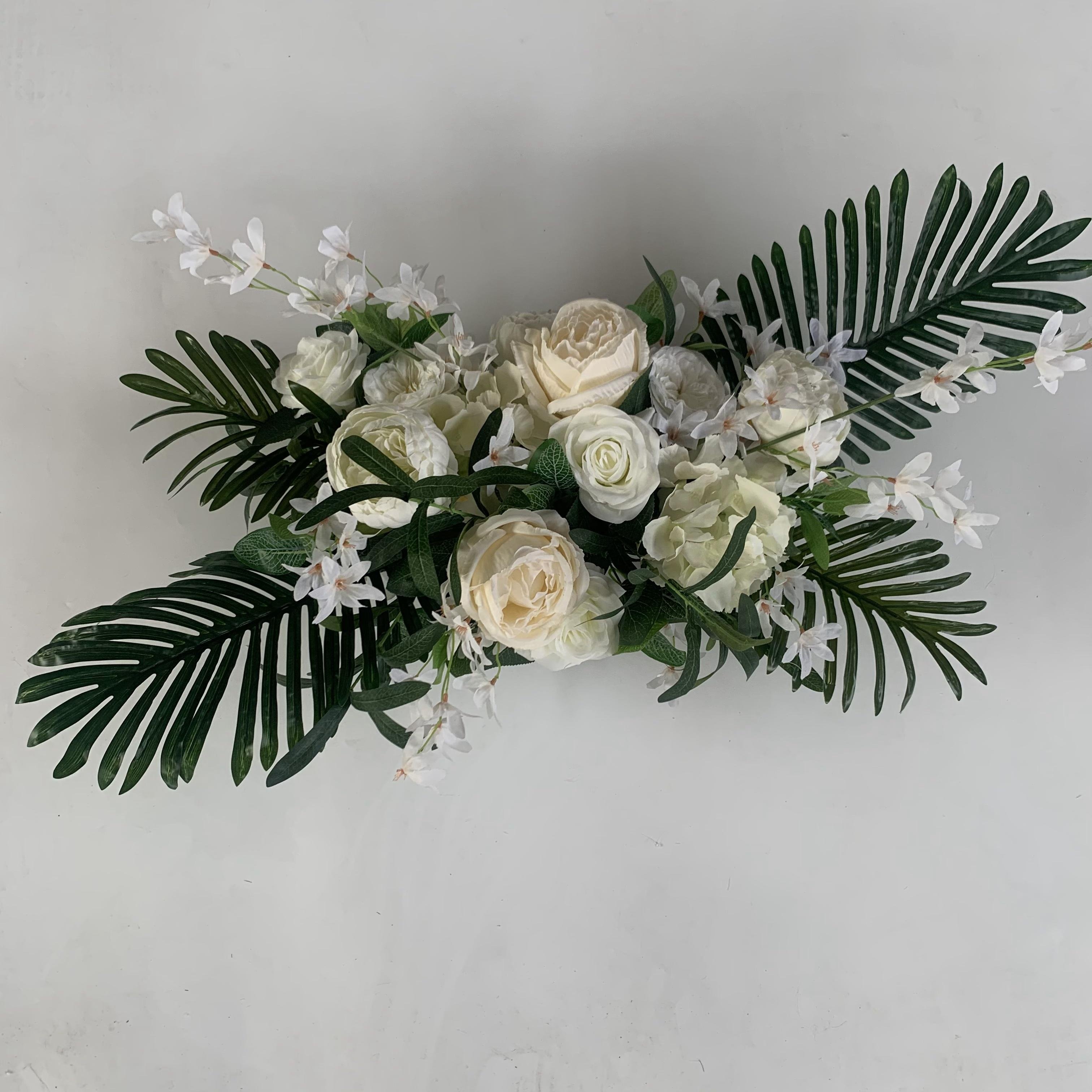 FC-1011 Hot Sale Wholesale Wedding Decoration Backdrop Silk Artificial Flower Wall