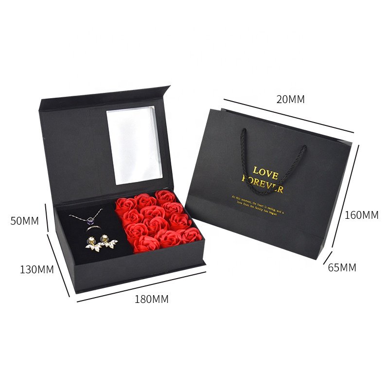 Wholesale Valentines Day Gifts for Women Preserved Rose Flower Gifts Box With Drawer