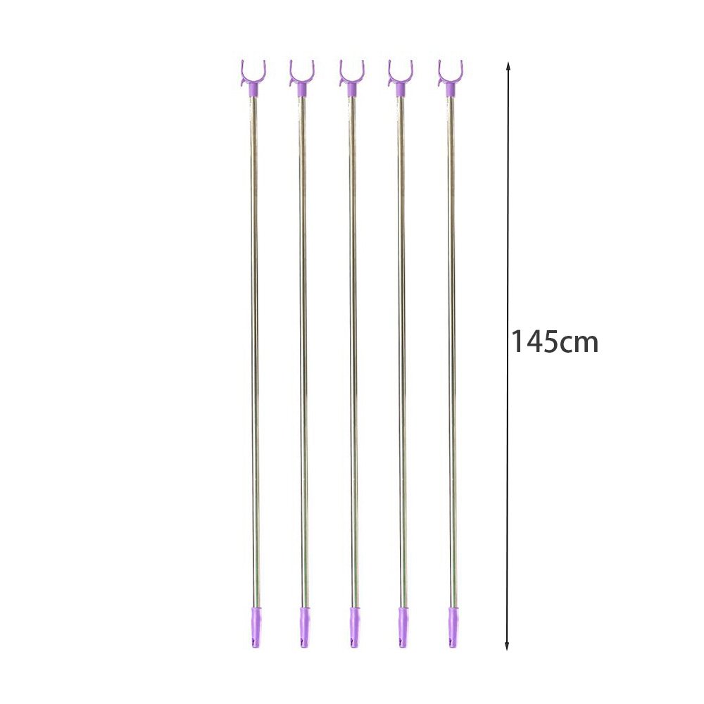New Style Good Quality Stainless Steel Clothes Hanger Fork Clothesline Poles Laundry Hanger Clothes Fork