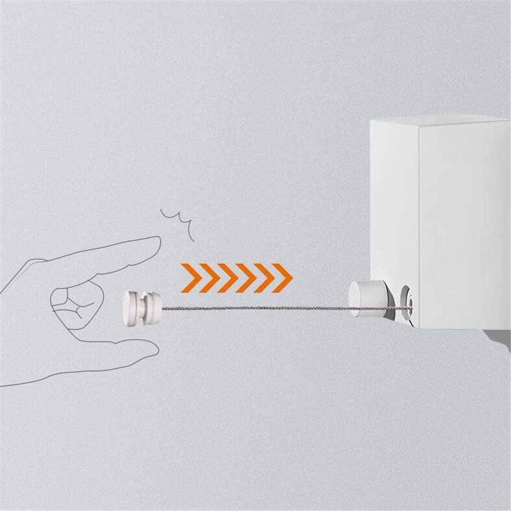 2022 Wholesale Indoor Clothes drying clothesline Punch-Free washing line Stainless Steel Wire clothesline for balcony
