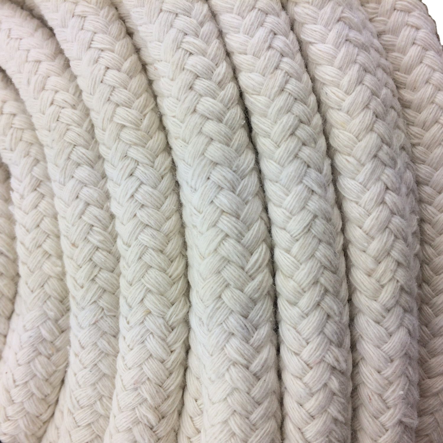 cotton braided rope 8mm cotton sash cord