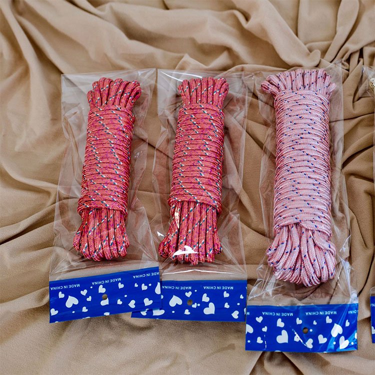 High Durable Polyester Color Nylon Material Rope Outdoor, hunting, fishing,clothesline