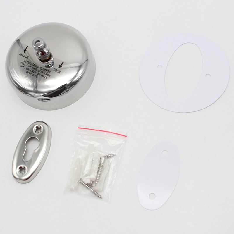 Hotel Wall mounting Stainless steel cloth hanging drying retractable clothesline