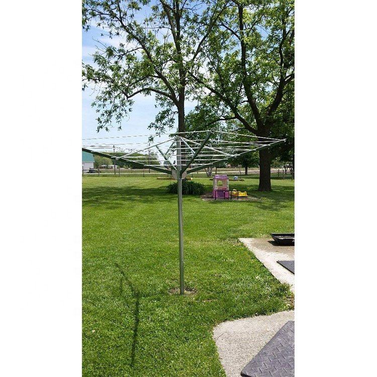 Outdoor Umbrella Shape Clothes Dryer Clothes Airer Sunshine Clothesline Rotary Clothes Dryer