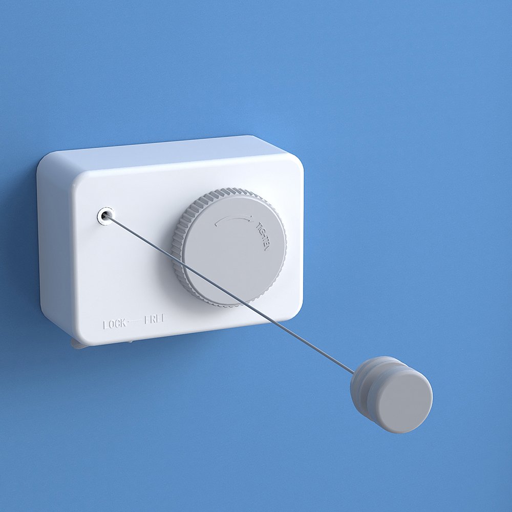 New arrival manual clothes hanging belt wall mounted clothes line retractable laundry line space saving clothing