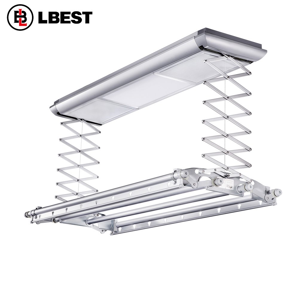 Space saving furniture retractable aluminium retractable clothesline hangers dryer