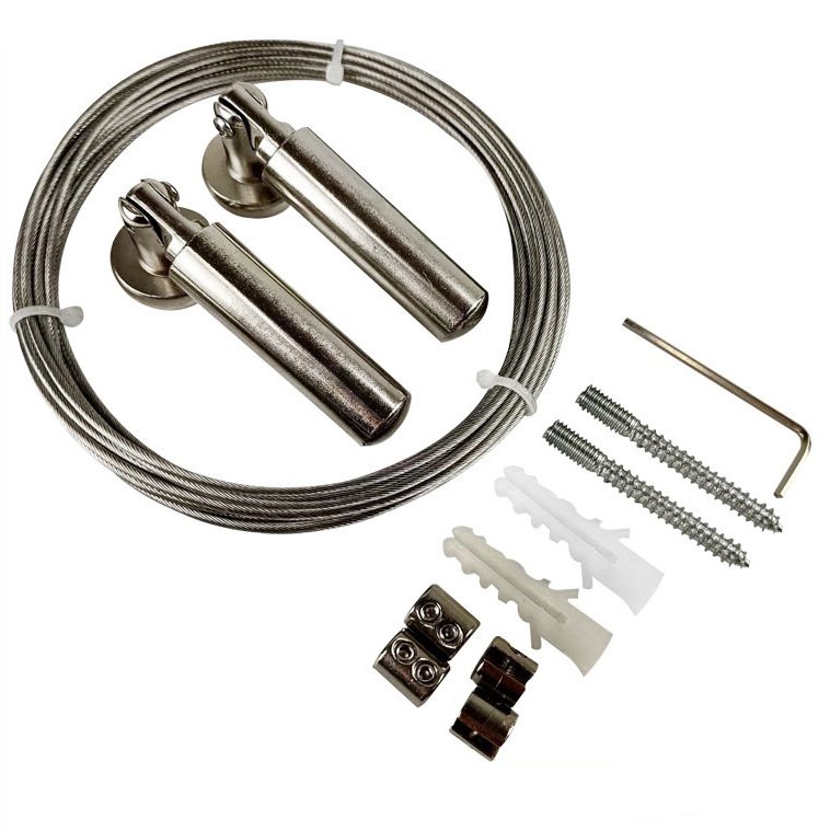5m home stainless steel clothesline outdoor windproof curtain rods hooks balcony bathroom hanging wire shower track drying rope