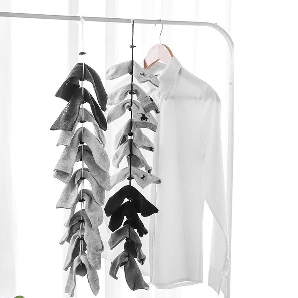 Washing Sock Storage Rack Net Socks strap string Laundry Household Clothes Hangers Socks Drying rope
