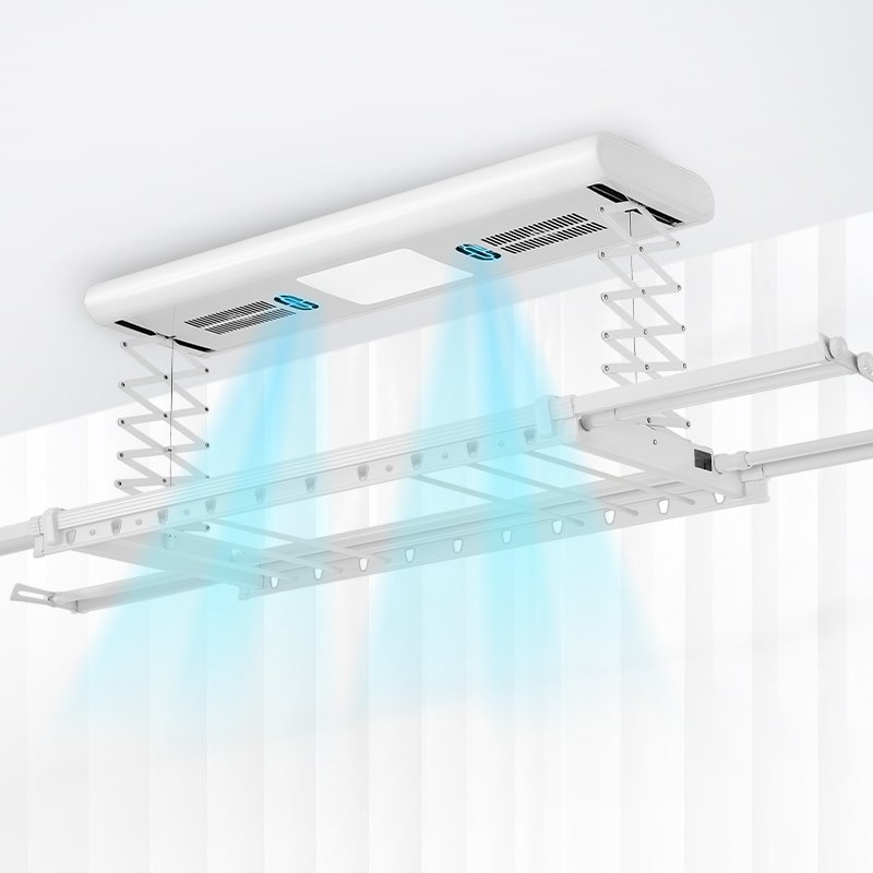 Professional Factory Good Electric Clothesline Ceiling Clothes Drying Automatic Lifting Ceiling Clothes Rack For Balcony