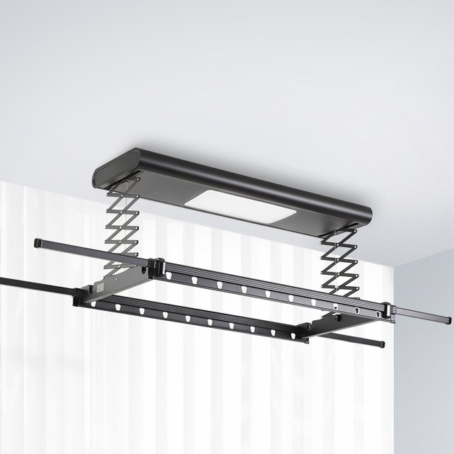 Professional Factory Good Electric Clothesline Ceiling Clothes Drying Automatic Lifting Ceiling Clothes Rack For Balcony