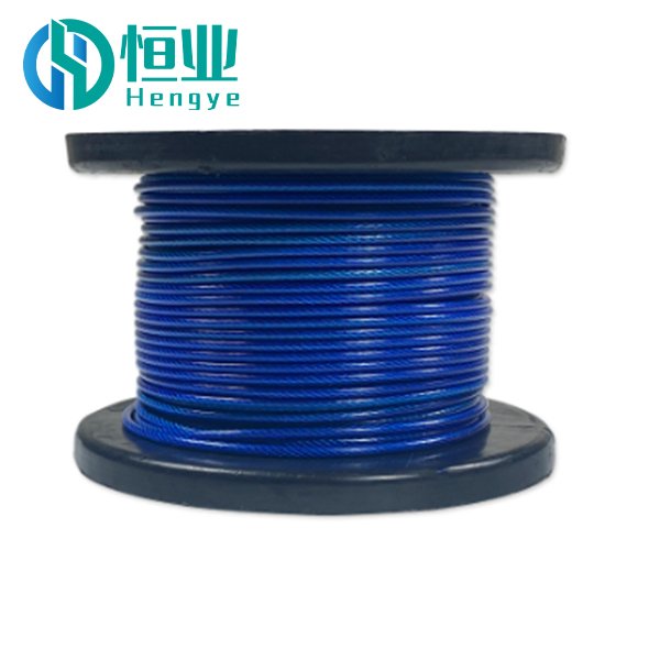Custom coated plastic wire rope/clothesline in multiple colors and sizes