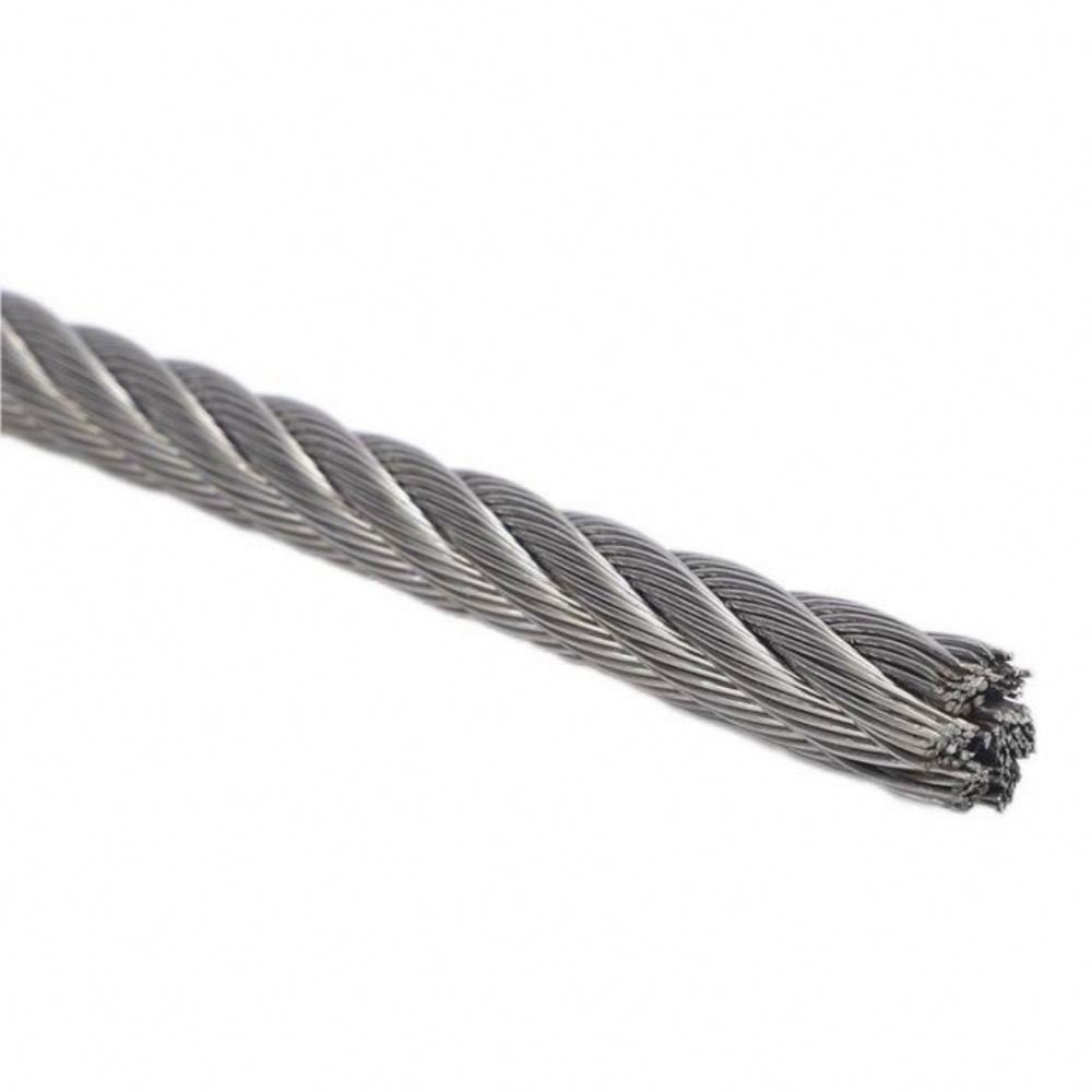 High strength color PVC coated steel wire rope