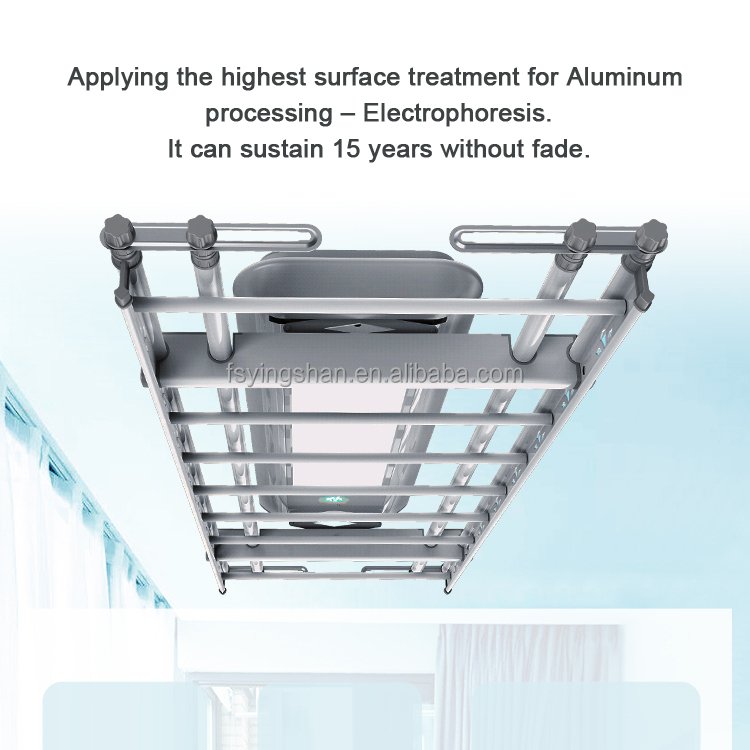 High Quality Manufacture Automatic Laundry Rack Clothesline Electric Clothes Drying Rack Hanger Carton El Clothes Rack System
