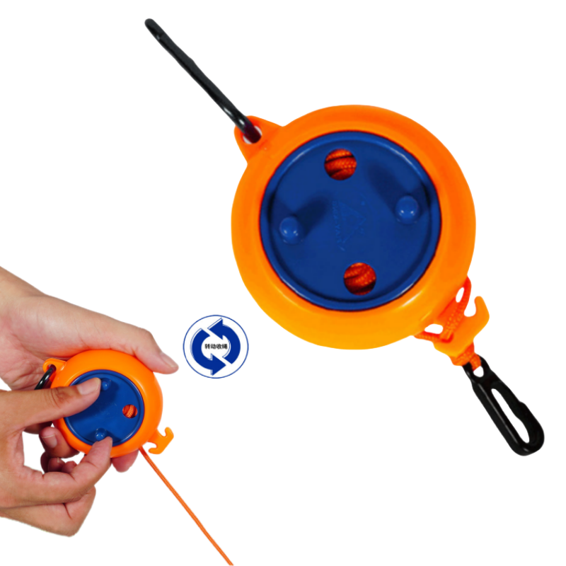 Clothesline Punch-free Retractable Hanging Rope Portable Windproof Non-slip Plastic for Home Travel Outdoor Room Applicable N/A