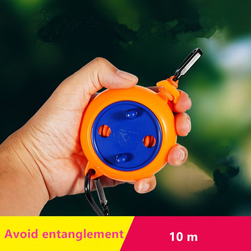 Clothesline Punch-free Retractable Hanging Rope Portable Windproof Non-slip Plastic for Home Travel Outdoor Room Applicable N/A