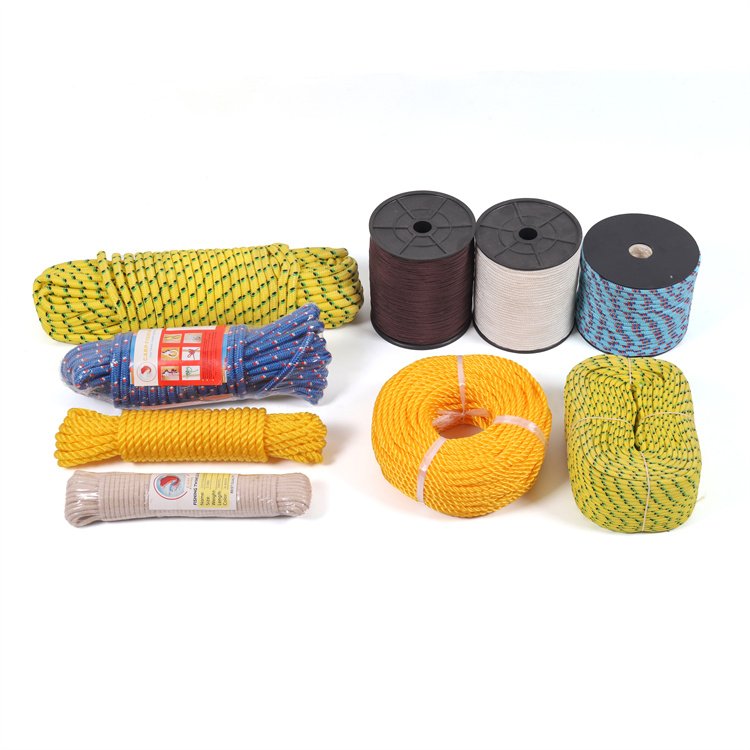 Double Braided Tough Windproof Non-Slip Nylon Polyester Rope 3mm 4mm 5mm 6mm Custom Clothesline Climbing Fishing rope