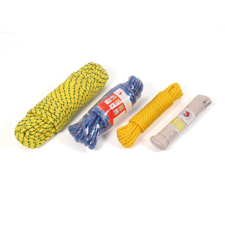 Double Braided Tough Windproof Non-Slip Nylon Polyester Rope 3mm 4mm 5mm 6mm Custom Clothesline Climbing Fishing rope