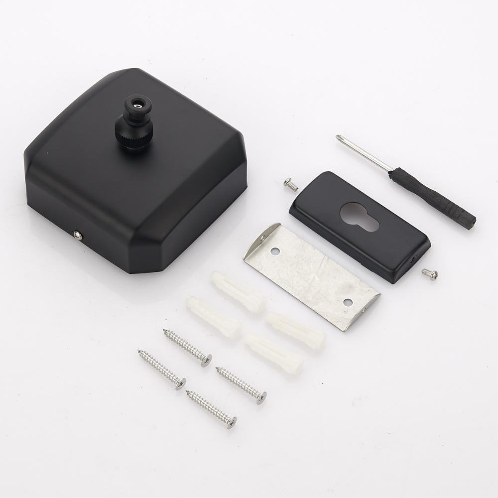 2.7m black Bathroom Laundry Hotels Hanging Drying 304 Stainless Steel Retractable Clothesline