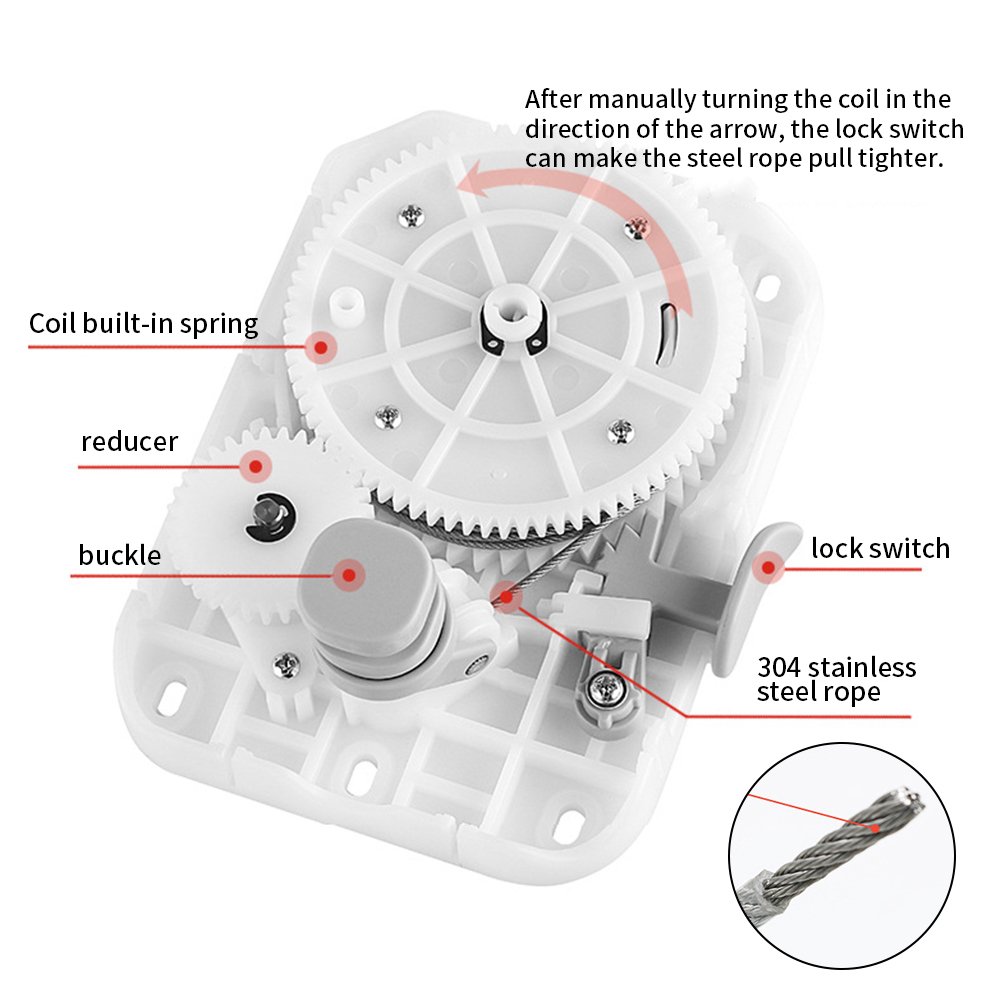 Stainless Steel Wire Clothesline Indoor Clothes Drying Clothesline Punch-Free Washing Clothes Line