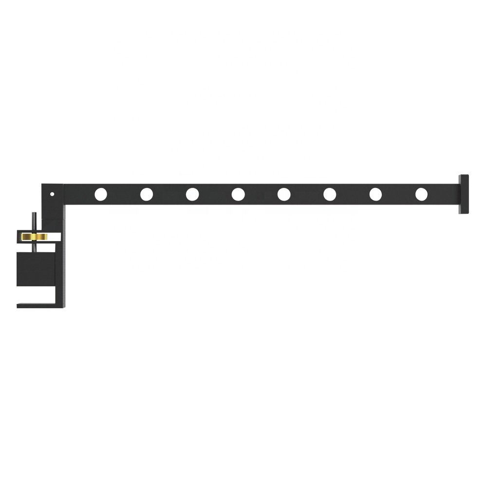Indoor Bathroom Black Aluminum Dryers Clothes Hanger Rack Foldable