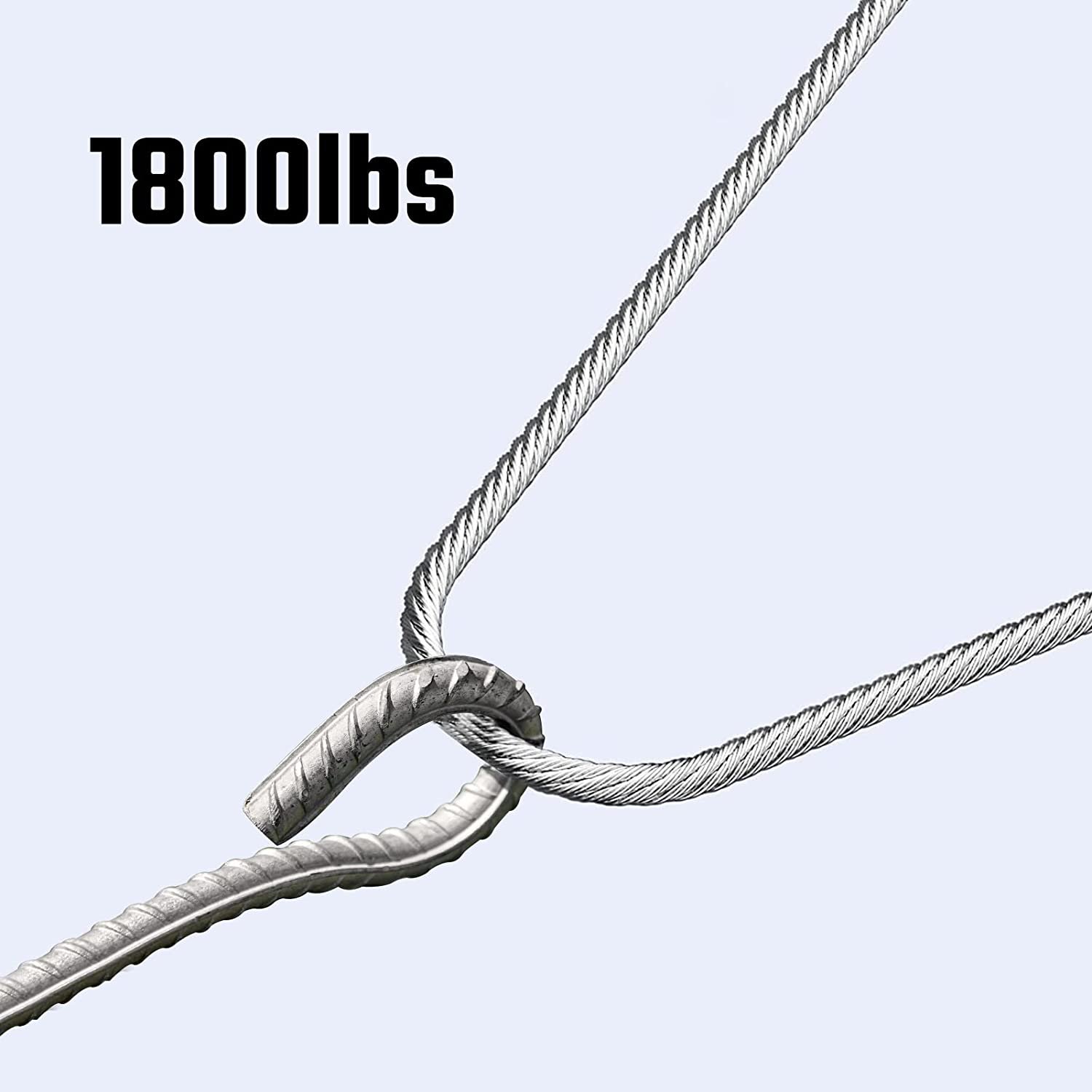 Stainless Steel Cable 1/8 Inch 300FT Deck Railing Cable T316 7x7 Stainless Steel Wire Rope