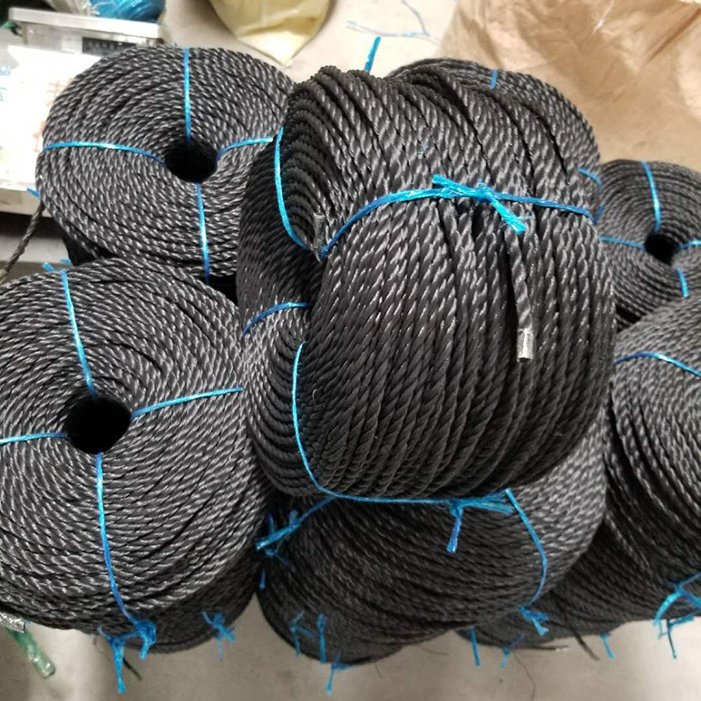 3mm -50mm Polypropylene PP rope Black Cord