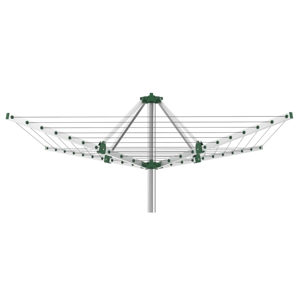 New Design 30M 3 Arms Aluminum Drying Umbrella Type With Feet Cloth Hanger Stand Clothes Airer Rack