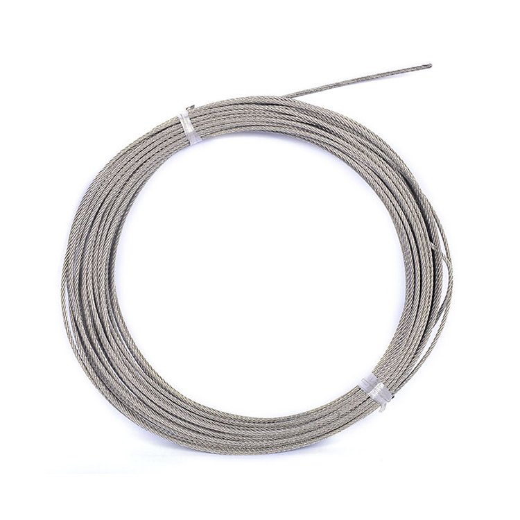 304 stainless steel wire rope hoisting lifting 7x77x19 clothesline 316 stainless steel rope