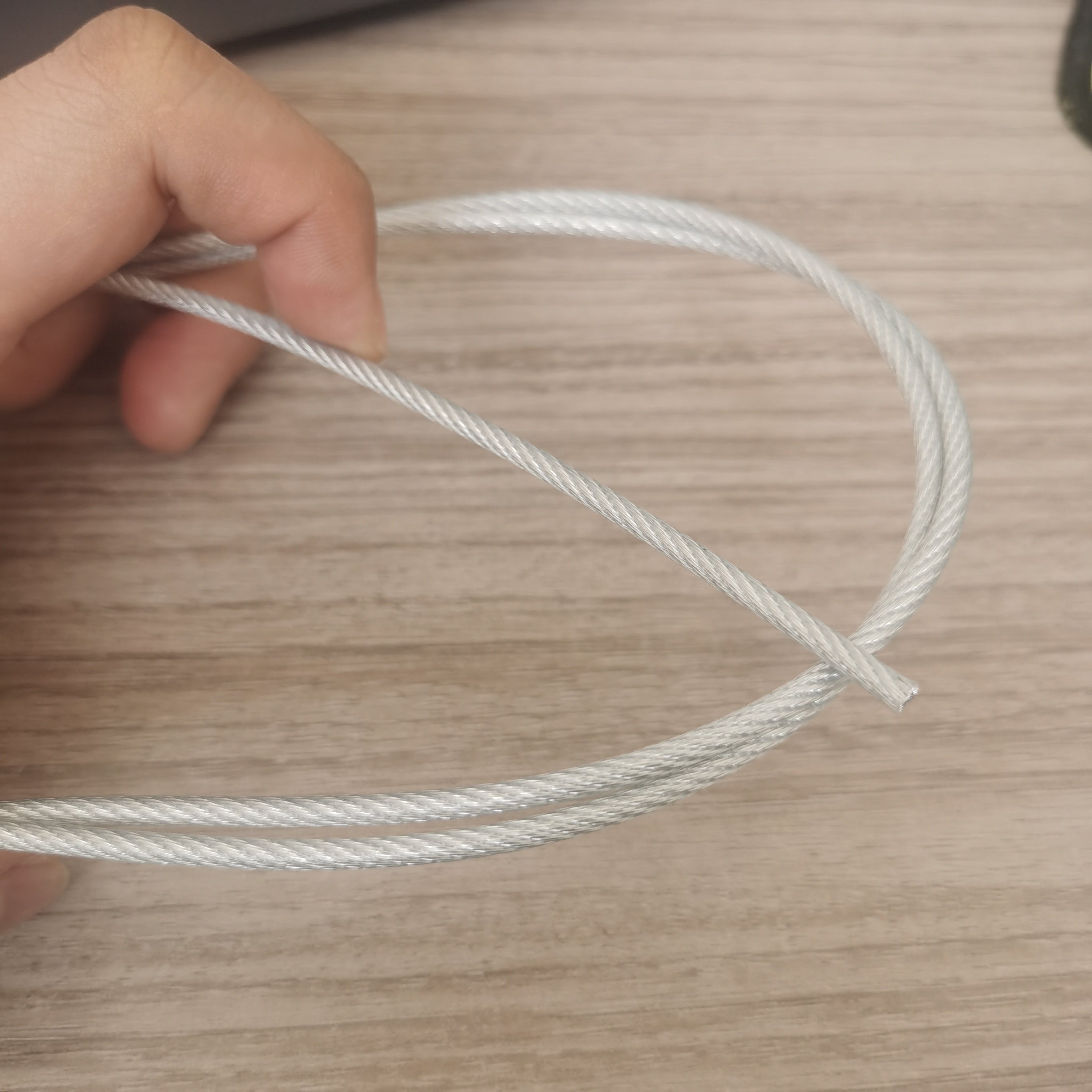 outside laundry drying clothesline steel cable high tensile strength