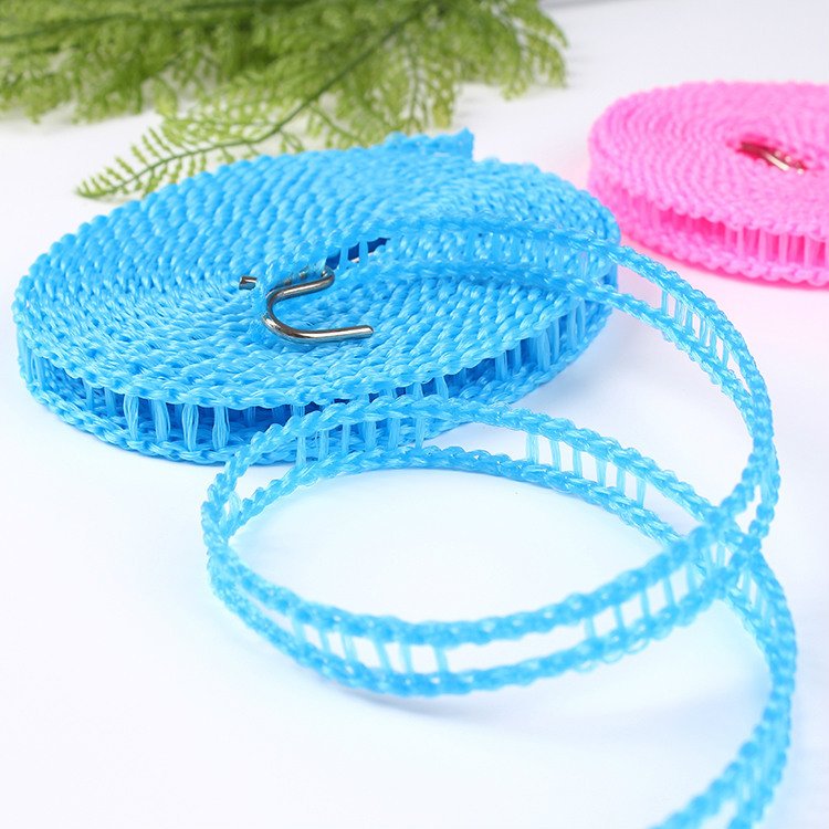 Portable anti-skid and windproof clothesline fence type 5m clothesline outdoor travel clothesline WXY128
