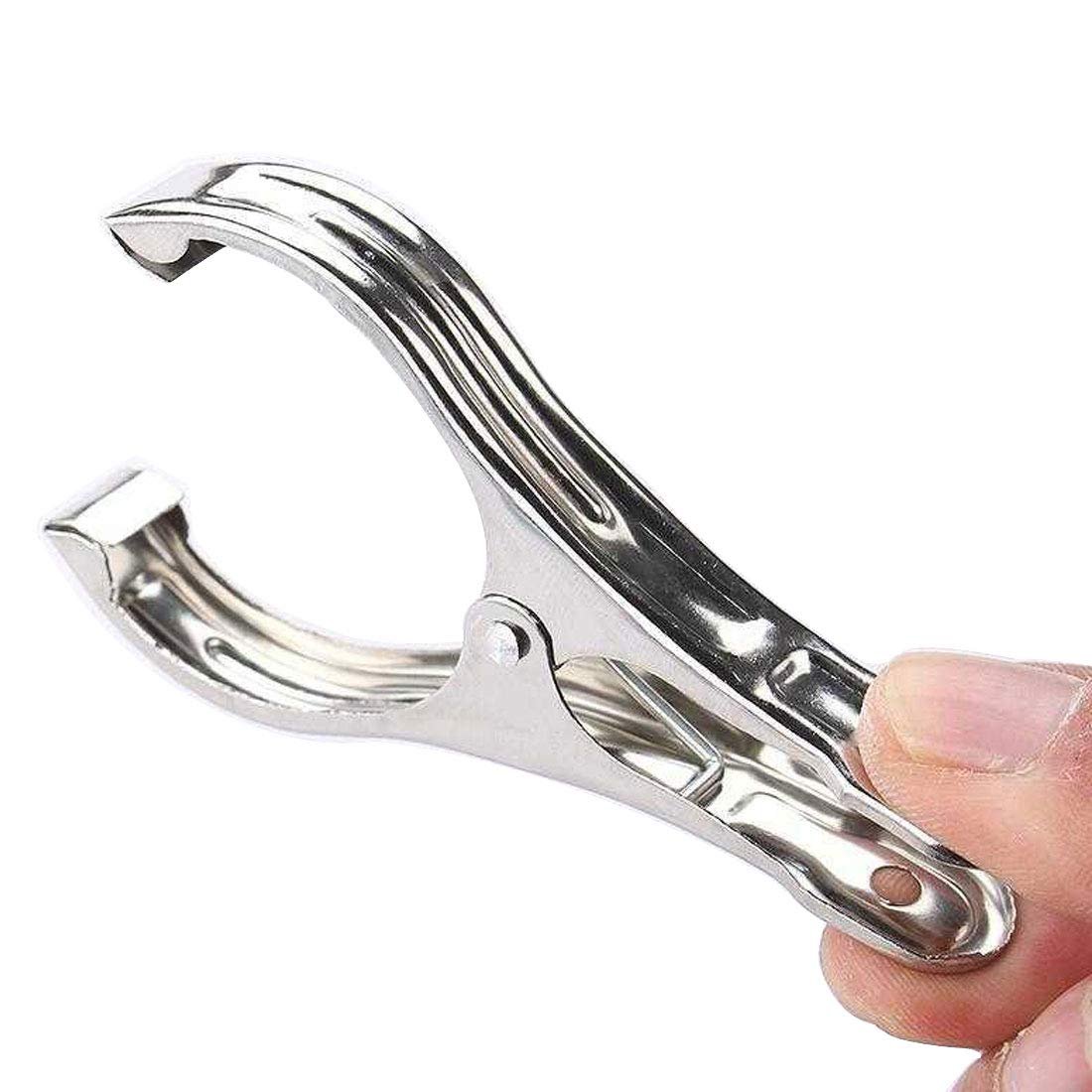Long Lasting Stainless Steel Clothes Pin Pool Beach Chair Towel Clips