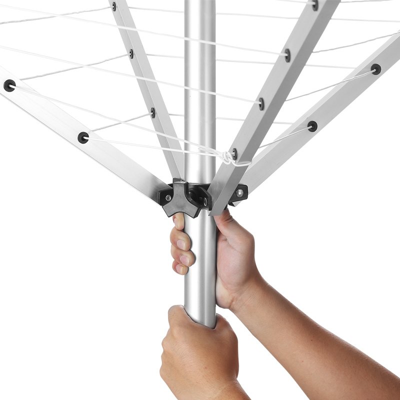 Outdoor and Indoor space save Umbrella Clothesline Clothes Drying Rack Portable Folding Drying Rack