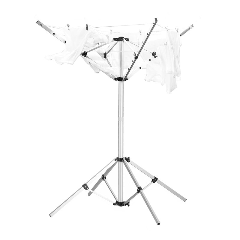 Outdoor and Indoor space save Umbrella Clothesline Clothes Drying Rack Portable Folding Drying Rack