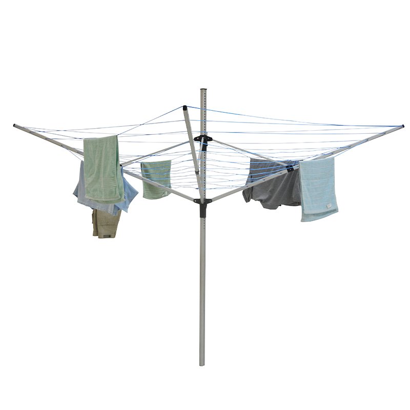 Large 50m Rotary Airer 4 Arm Clothes Garden Washinglines Strong Outdoor Rotating Clothe Drying Rack