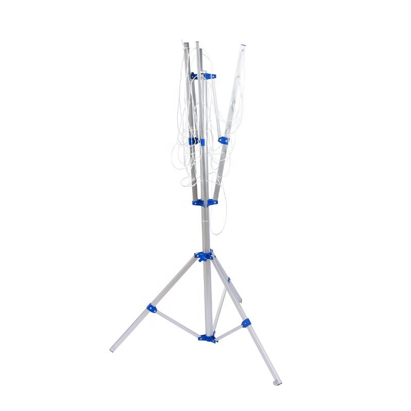 portable camping clothesline Drying Rack Foldable Umbrella Clothesline for Drying Clothes