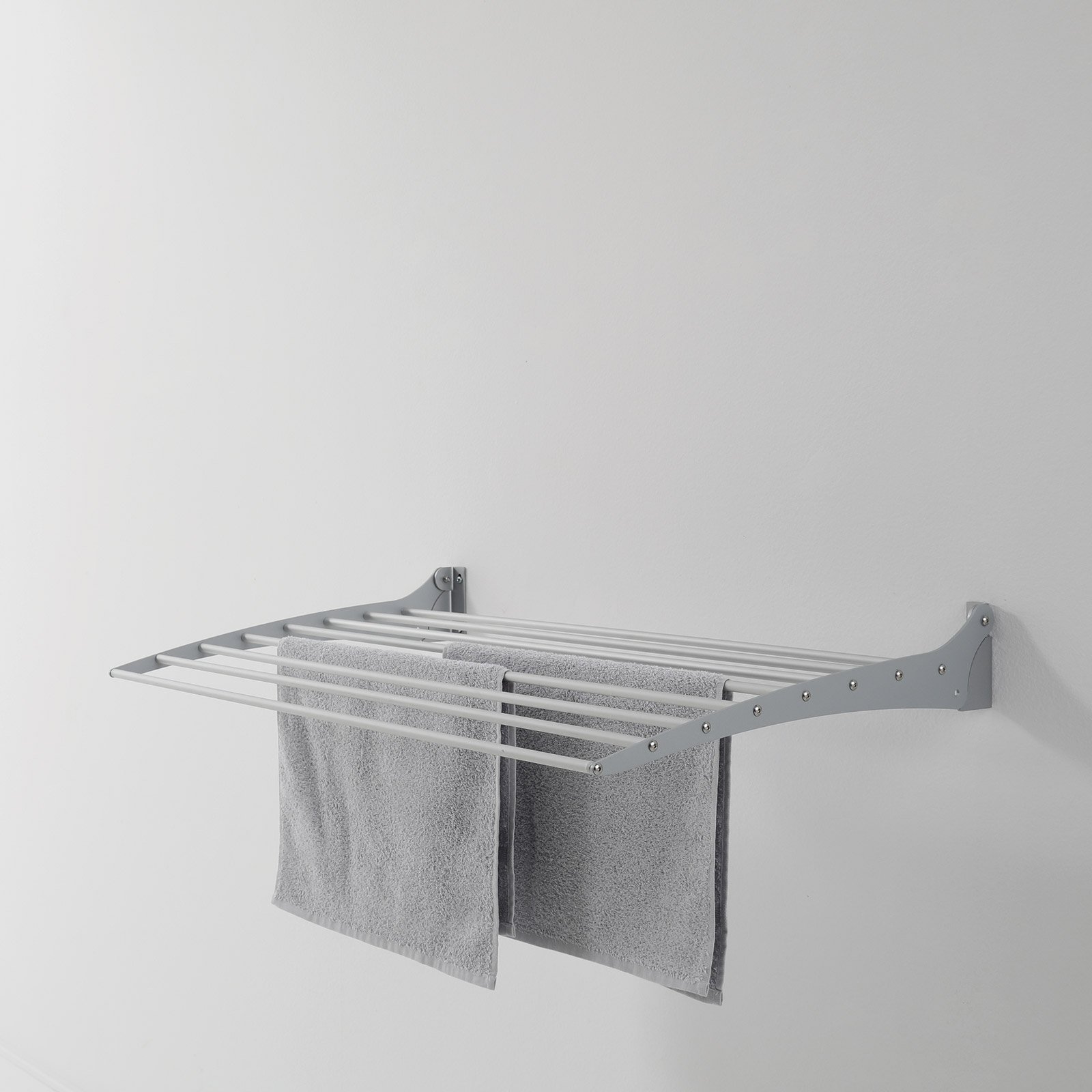 Premium Quality Wall clothes drying rack Made in Italy clothes airer, wall laundry airer for indoor and outdoor use 120x50x57 cm