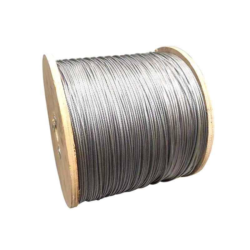 Steel Wire Rope Galvanized 7x7 1.0mm Clothesline Retractable Guy Wire For Clothes Hanger