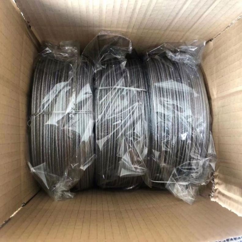 1*7 1*19 7*19 galvanized steel wire rope cable stainless steel wire rope