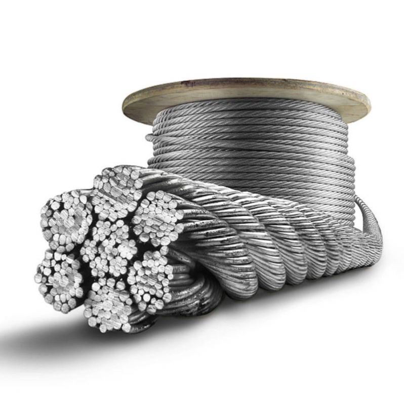 1*7 1*19 7*19 galvanized steel wire rope cable stainless steel wire rope