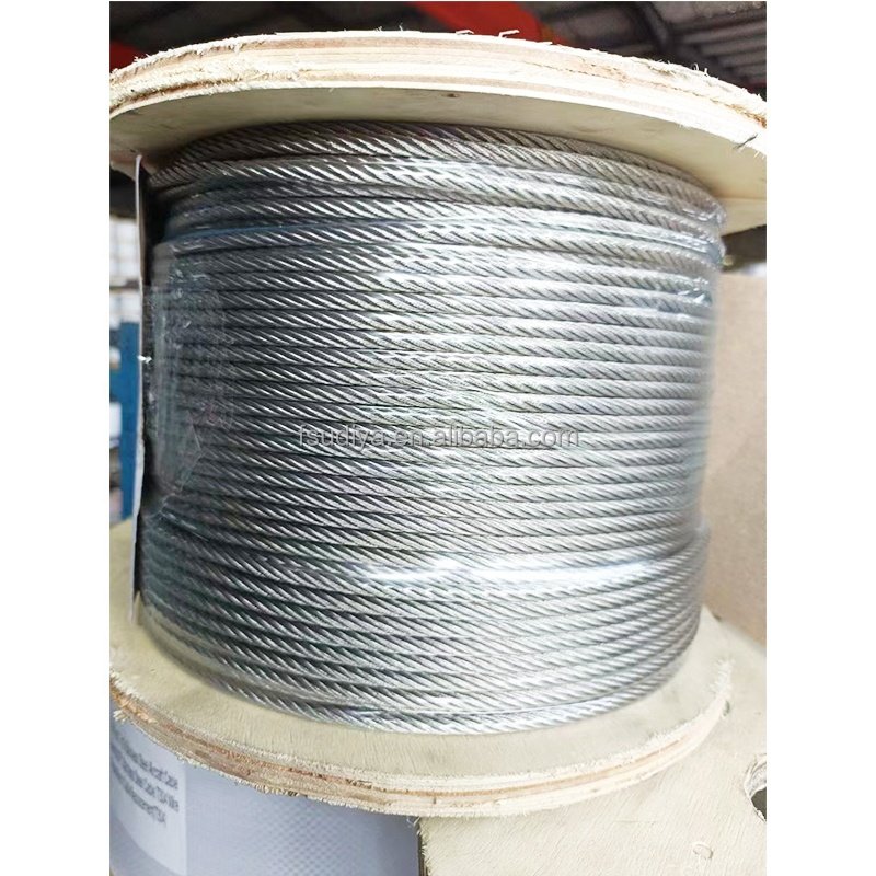 7*7 7*19 Hot sale stainless steel wire rope sling price Stainless steel wire rope sling