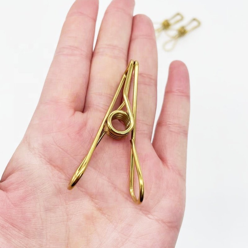 Heavy Duty Multipurpose Stainless Steel Clothespins Metal Wire Utility Clips Drying Pegs Clamps for Clothesline Outdoor Kitchen