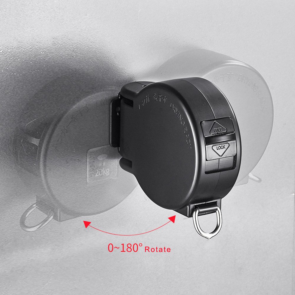 Retractable Washing Lines Heavy Duty Clothes Line Retractable Clothesline Rope for Indoor Outdoor Laundry Drying