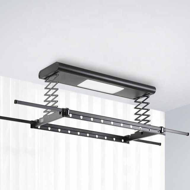 Automatic Clothes Drying Rack Electric Ceiling Clothes Drying Rack Balcony Ceiling Smart Automatic Rack Dryer Uv Clothes Dryer