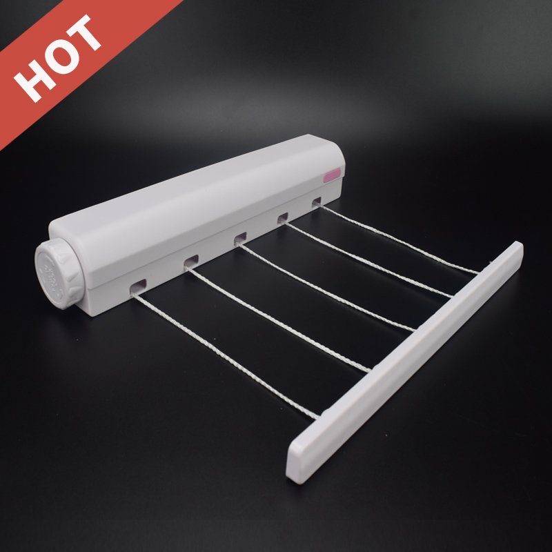 Hot Selling Retractable Clothesline Wall Mounted With Hanger