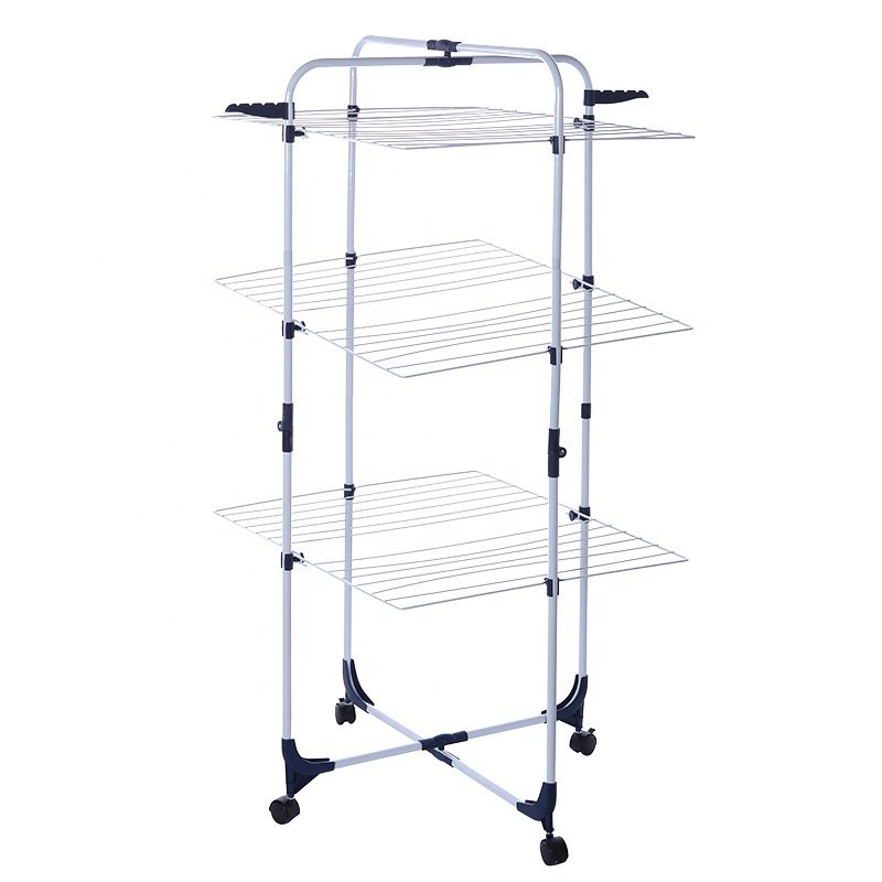 Clothes Drying Rack Indoor Clothesline Laundry Hanger Folding Dryer Garment New