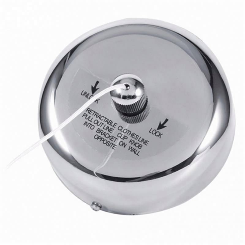 Portable Stainless Steel Retractable Clothesline Indoor Outdoor Laundry Hanger Clothes Dryer Organiser Clothes Drying Rack Rope