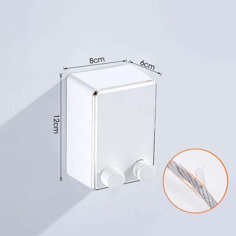 Portable Clothesline Telescopic Wall Space Saver Clothesline Indoor Outdoor Laundry Retractable Clothesline
