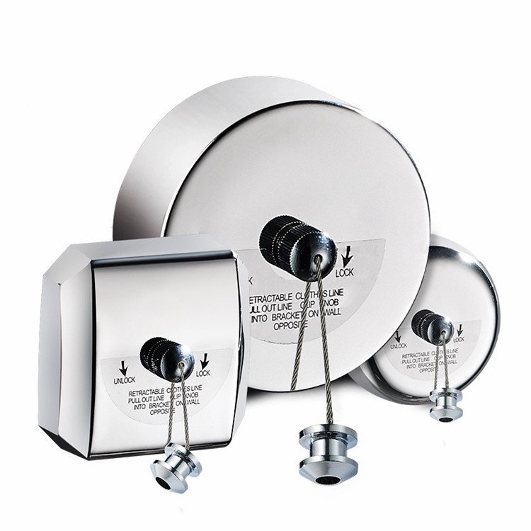 Stainless Single lines Wall Mounted Retractable Clothesline washing line