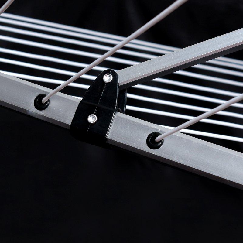 4 arm 60m outdoor aluminum folding clothesline