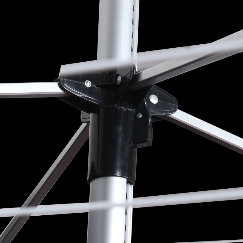 4 arm 60m outdoor aluminum folding clothesline